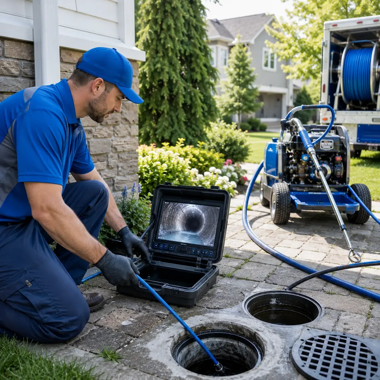 Outdoor drain cleaning professionals serving Shannock, RI